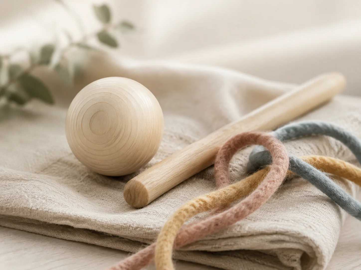 Kugel, Stab und Seil als Materialien der Konzentrativen Bewegungstherapie